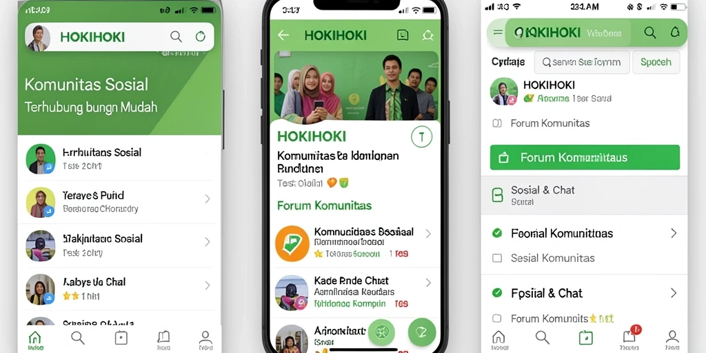 Tampilan antarmuka HOKIHOKI yang ramah pengguna dan intuitif.