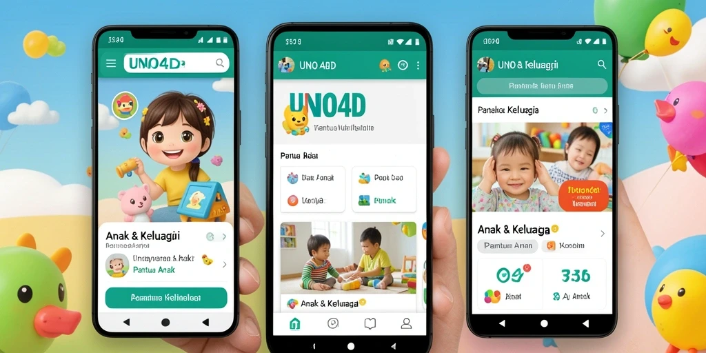 Tampilan antarmuka pengguna aplikasi Pantau Anak UNO4D yang intuitif.